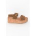 Arabella Brown Suede Wedge Sandal